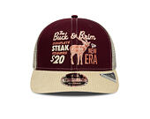 Kšiltovka New Era - Wild Cord 9FIFTY - Burgundy / Stone