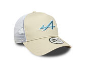 Kšiltovka New Era - F1 Seasonal POP 9FORTY Trucker - Alpine Racing - Stone