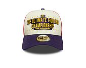 Kšiltovka New Era - UFC MMA Promo Cap 9FORTY Trucker - Cream / Purple