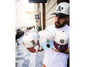 Kšiltovka New Era - MLB WS Patch Retro 9FORTY M-CROWN - Oakland Athletics - Cream / Dark Green