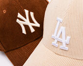 Kšiltovka New Era - MLB Seasonal Cord 39THIRTY - LA Dodgers - Cream