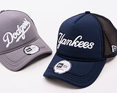 Kšiltovka New Era - MLB Foam Script 9FORTY Trucker - NY Yankees - Navy