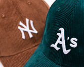 Kšiltovka New Era - MLB Cord 9FORTY M-CROWN - Oakland Athletics - Dark Green