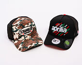 Kšiltovka New Era - PIAGGIO Print 9FORTY Trucker - Black