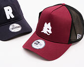 Kšiltovka New Era - Seasonal 9FORTY Trucker - AS Roma - Burgundy