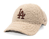 Kšiltovka New Era - MLB Borg Teddy Fleece 9FORTY - LA Dodgers - Cream