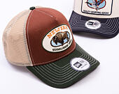 Kšiltovka New Era - Animal Oval Patch 9FORTY Trucker - Dark Seaweed / Auburn