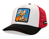Kšiltovka Capslab - Asterix Trucker - White / Red