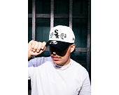 Kšiltovka New Era - MLB Paisley Bandana 9FORTY A-Frame - Chicago White Sox - Cream / Black