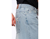 Džíny Karl Kani - Og K Washed Western Relaxed Baggy Jeans - Blue