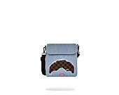 Ledvinka Sprayground - Denim Shark Messenger Sling