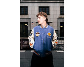 Bunda New Era - NBA Patch Varsity Jacket - LA Lakers - Muted Indigo