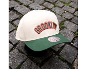 Kšiltovka Mitchell & Ness - Green Orange Pro Crown - Brooklyn Nets - Sand/Green