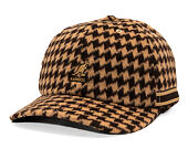 Kšiltovka Kangol - Block Zig Baseball - Brown