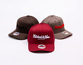 Kšiltovka Mitchell & Ness - Branded Pinscript Classic Red - Burgundy / White