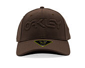 Kšiltovka Oakley - 6 Panel Stretch Hat Embossed - Cocoa Brown