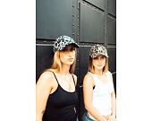 Dámská Kšiltovka New Era - MLB Cosy Animal - Snow Leopard Fleece 9FORTY - LA Dodgers - Grey / Black