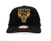 Kšiltovka Mitchell & Ness - NBA Core Vi Pro  Bulls - Chicago Bulls - Black-Gold