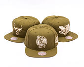 Kšiltovka Mitchell & Ness - NBA Fashion Basic Snapback - Boston Celtics - Olive