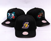 Kšiltovka Mitchell & Ness - NBA Tilted Pro Snapback - Los Angeles Lakers - Black