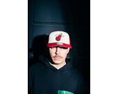 Kšiltovka Mitchell & Ness - NBA Vintage Block Trucker - Miami Heat - Cream