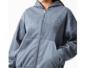 Bunda New Era - NBA Suede Hooded Jacket - Chicago Bulls - Grape