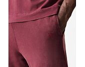 Kalhoty New Era - Branded Washed Straight Sweatpants - Burgundy