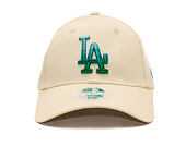 Dámská Kšiltovka New Era - MLB Womens Metallic Logo 9FORTY - LA Dodgers - Cream