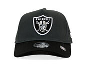 Kšiltovka New Era - NFL Charcoal Drop 9FORTY A-Frame - LAs Vegas Raiders - Steel Clouds / Black