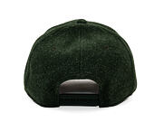 Kšiltovka New Era - MLB Melton Wool 9FORTY - LA Dodgers - Dark Green / White