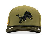 Kšiltovka New Era - NFL25 "Salute to Service" - 9SEVENTY Stretch-Snap - Detroit Lions