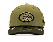 Kšiltovka New Era - NFL25 "Salute to Service" - 9SEVENTY Stretch-Snap - San Francisco 49ers