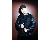 Bunda New Era - NBA Tonal Patch Varsity - Chicago Bulls - Black