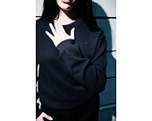 Triko New Era - Branded Longsleeve Waffle Tee - Black