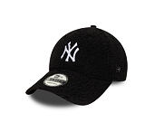 Kšiltovka New Era - MLB Winter Borg Teddy Fleece 9FORTY - NY Yankees - Black / White