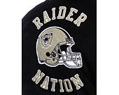 Bunda Mitchell & Ness - NFL Blackout Collection Varsity Jacket Oakland Raiders - Black
