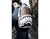 Batoh Sprayground Cream And Brown Tear Check Backpack