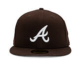 Kšiltovka New Era - MLB Seasonal 59FIFTY - Atlanta Braves - Burnt Wood - Brown
