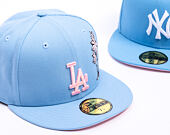 Kšiltovka New Era - MLB Palm & Taco 59FIFTY - LA Dodgers - Sky Blue / Pink UV
