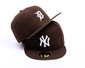 Kšiltovka New Era - MLB Seasonal 59FIFTY - Detroit Tigers - Burnt Wood - Brown