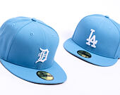 Kšiltovka New Era - MLB Seasonal 59FIFTY - Detroit Tigers - Sky Blue / Pink UV
