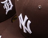 Kšiltovka New Era - MLB Seasonal 59FIFTY - NY Yankees - Burnt Wood - Brown