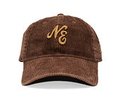 Kšiltovka New Era - Branded Washed Cord 9TWENTY - Chestnut Brown