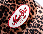 Dámská Kšiltovka New Era - Branded Leopard 9FORTY M-CROWN Trucker - Camel