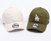 Kšiltovka New Era - MLB Linen 9TWENTY - LA Dodgers - New Olive