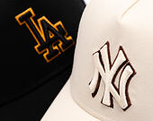 Kšiltovka New Era - MLB Outline 9FORTY Trucker - NY Yankees - Cream