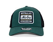 Kšiltovka New Era - Branded Patch 9FORTY Trucker - Pine Green