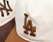 Kšiltovka New Era - MLB Suede Visor 9FIFTY A-Frame - LA Dodgers - Cream