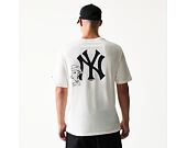 Triko New Era - MLB Food Graphic Tee - NY Yankees - Off White