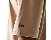 Triko New Era - Fruit Graphic Oversized Tee - Camel
